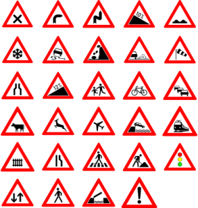 Signage traffic Safety 29365